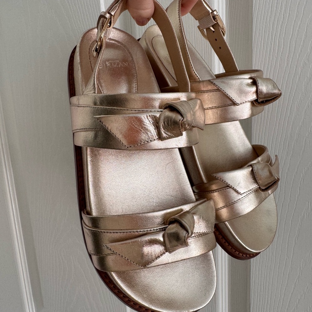 Alexandre Birman gold sandal